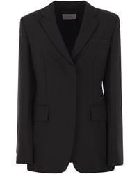 Sportmax - Blazer de lana elástica Ranhi - Lyst