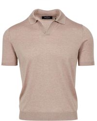 Gran Sasso - T Shirts En Polos Beige - Lyst
