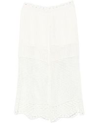 IRO - Crochet Knit Scalloped Hem Pant - Lyst