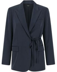 Theory - Twill Della Teoria Blazer City - Lyst