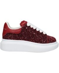 McQueen - Geschenkideen Sneaker Kinder Frauen Glitzer Rot/Karnation - Lyst
