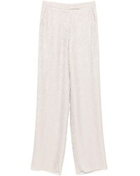 Emporio Armani - Straight-Leg Trousers - Lyst