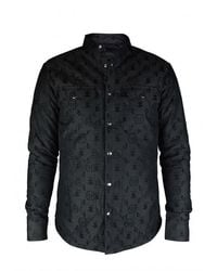 Philipp Plein - Ls Monogram Overhemd Zwart - Lyst
