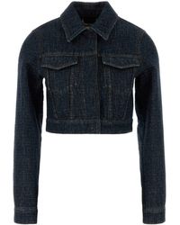 Fendi - Denim Padded Jacket - Lyst