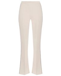 Elisabetta Franchi - Pantalon franchi Elisabetta avec tuyauterie de contraste - Lyst