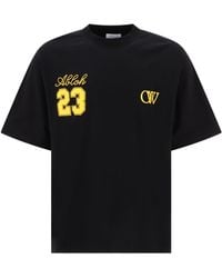 Off-White c/o Virgil Abloh - Skate T -shirt Met Ow 23 Logo - Lyst