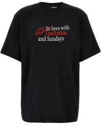 ROTATE BIRGER CHRISTENSEN - Drehen Sie Birger Christensen 'Thin Jersey' T -Shirt - Lyst