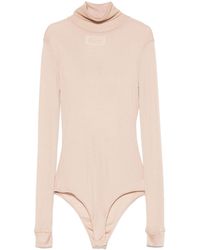 Maison Margiela - Four Stitch-Logo Bodysuit - Lyst