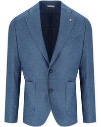 Manuel Ritz - Carta Da Zucchero Single Breasted Jacket - Lyst