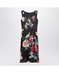 Dolce & Gabbana - Dress With Floral Print - Lyst