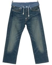 JUNYA WATANABE X LEVI'S JEANS - Denim Cotton Jeans - Lyst