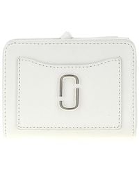 Marc Jacobs - The Utility Snapshot Mini Compact Portafogli Bianco-Donna - Lyst