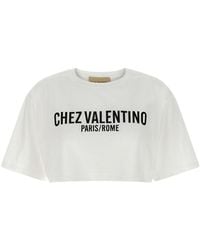 Valentino - Chez Cotton T-Shirt - Lyst
