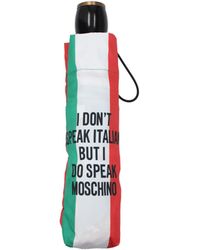 Moschino - Regenschirme Frauen Polyester Multicolor - Lyst