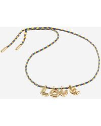Sorbet Island - Fabric And Metal Necklace - Lyst