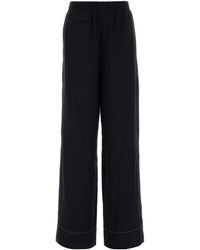 A.P.C. - Midnight Viscose Blend Wide-Leg Lucy Pant - Lyst
