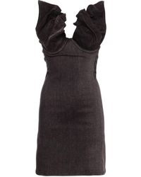 Y. Project - Klassisches Jeans-Minikleid - Lyst