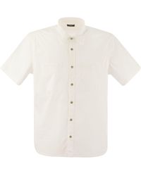 Peserico - Camicia poplin di cotone tratto di - Lyst