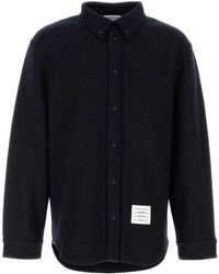 Thom Browne - Oversized Herringbone Shirt - Lyst