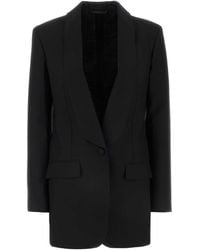 Givenchy - Stretch Wool Blend Blazer - Lyst