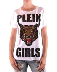Philipp Plein - Camiseta Blanca - Lyst