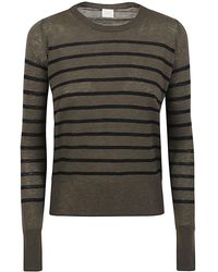 C.t. Plage - Wool Striped Sweater - Lyst