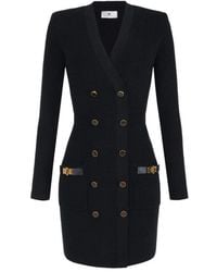 Elisabetta Franchi - Mini Knitted Dress - Lyst