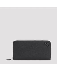 Prada - Zip Aroud Wallet - Lyst