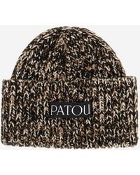 Patou - Wool And Cashmere Beanie Hat - Lyst