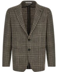 Tagliatore - Blazer Met Pied-De-Poule Print - Lyst