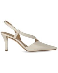 Michael Kors - Jaida Cream Slingback Pumps - Lyst