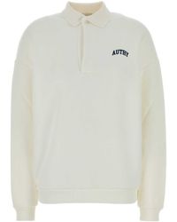 Autry - College Polo Sweatshirt - Lyst