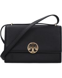 Tory Burch - Borse A Tracolla Miller Donna Pelle Nero - Lyst
