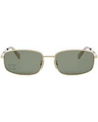 Celine - Sonnenbrille Cl40285 U 30 N Triomphe Gold/Grün Frau - Lyst