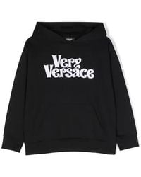 Versace - Sweatshirt Fleece Very Embroidery - Lyst