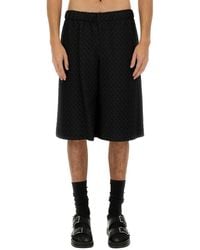 McQueen - Patterned Shorts - Lyst