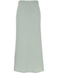 Calvin Klein - Shine Satin Maxi Skirt - Lyst