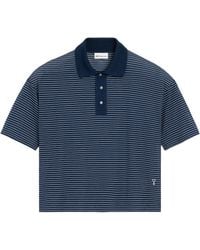 Ami Paris - Polo Ami De Coeur A Rayas - Lyst
