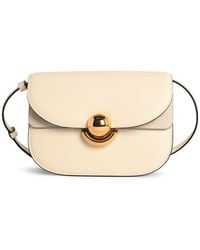 Furla - Cream Lear 'sfera' Mini Crossbody Bag - Lyst