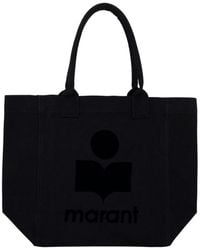 Isabel Marant - Yenky GZ Tote Bag Cotton Black - Lyst