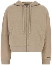 Maison Kitsuné - Comfort Zipped Light Fleece Hoodie - Lyst