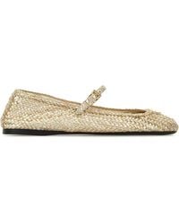 Prada - Leather Ballet Flats - Lyst