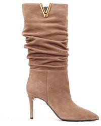 Via Roma 15 - Curled Boots 3/4 - Lyst