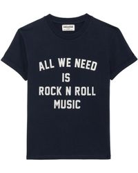 Zadig & Voltaire - Walko Tc Need Rnr Strass - Lyst