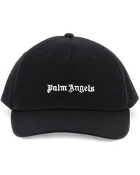 Palm Angels - Palm Engelen Geborduurd Logo Honkbal Pet Met - Lyst