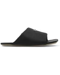 MM6 by Maison Margiela - Sandals With Logo Plaque - Lyst