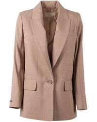 Peserico - Striped Blazer - Lyst