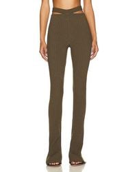 ANDREADAMO - En Readamo Flare Broek - Lyst