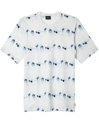Paul Smith - Printed Cotton T Shirt - Lyst