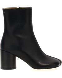 MM6 by Maison Martin Margiela - Centant les bottines en cuir - Lyst